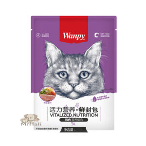 پوچ گربه ونپی Wanpy طعم مرغ و سبزیجات