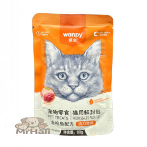 پوچ گربه ونپی Wanpy طعم مرغ و ماهی تن