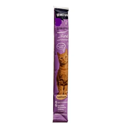 بستنی گربه وینستون مدل طعم مرغ و ماهی وزن 15 گرم