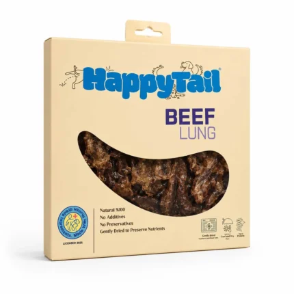 تشویقی جگر سفید گاو HappyTail (70 گرمی)