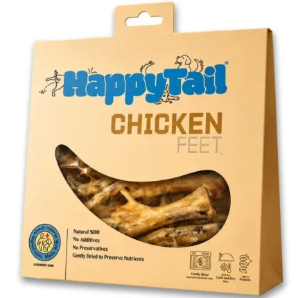 تشویقی طبیعی پای مرغ سگ 5 عددی HappyTail | خرید تشویقی پای مرغ خشک سگ با بهترین قیمت